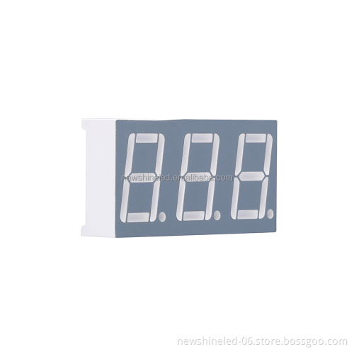 0.8 Inch 3 Digit Large LED 7 Segment Display DIP White LED Segment